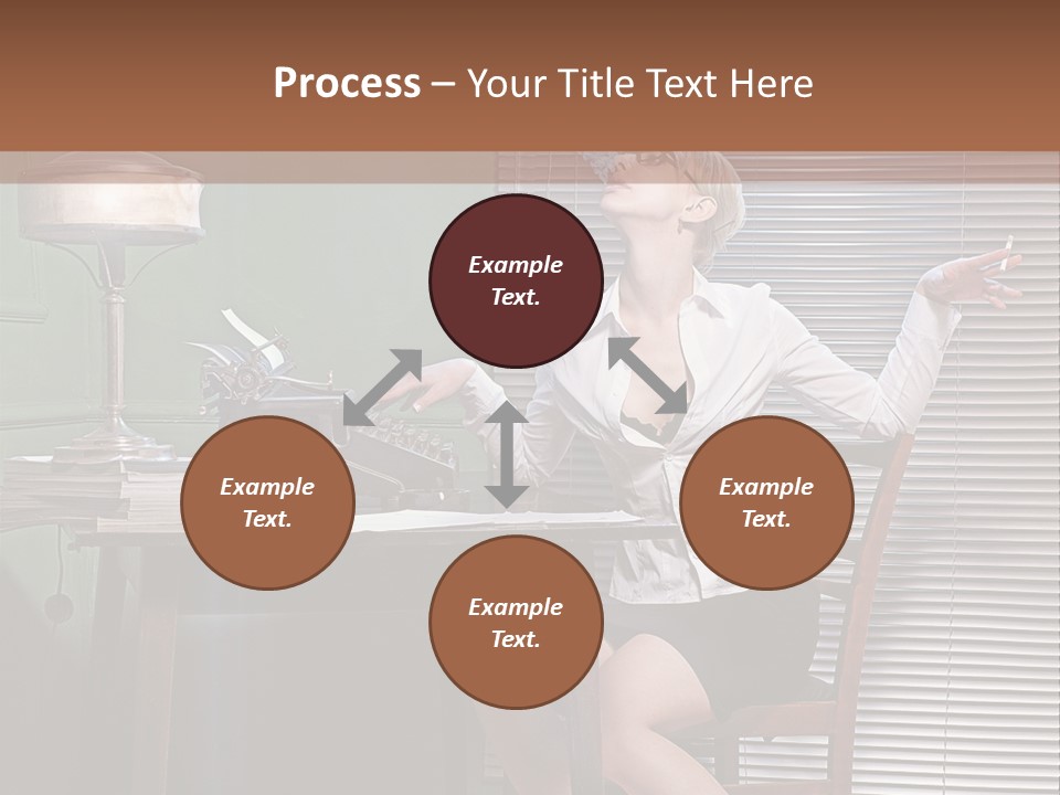 Young Beautiful Press PowerPoint Template