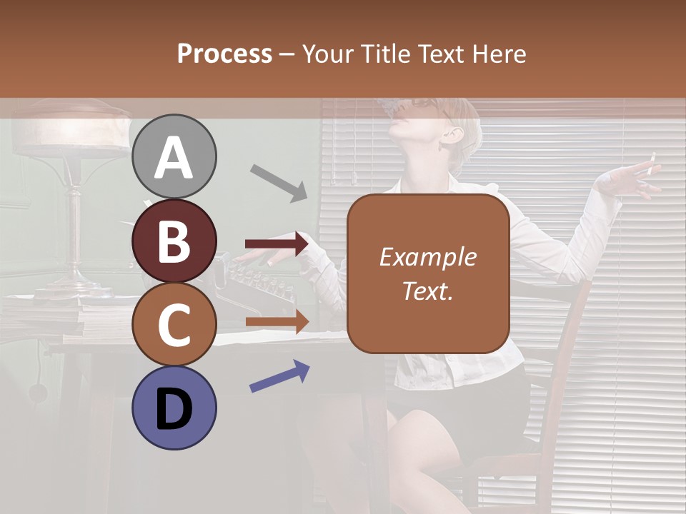 Young Beautiful Press PowerPoint Template