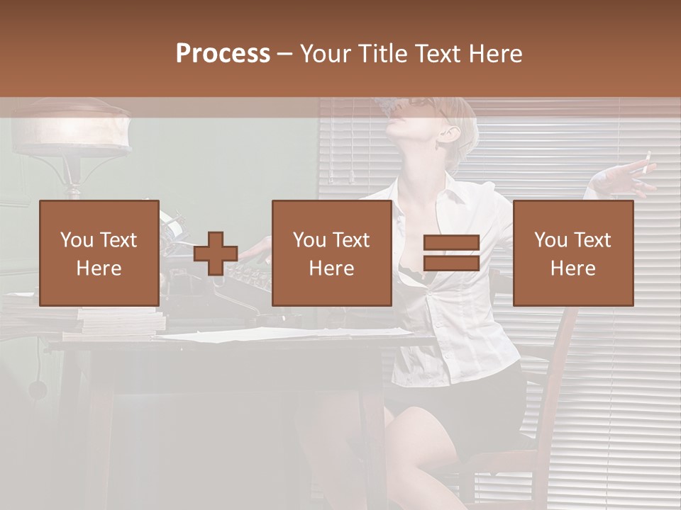 Young Beautiful Press PowerPoint Template