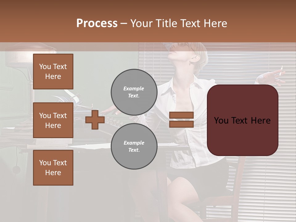 Young Beautiful Press PowerPoint Template