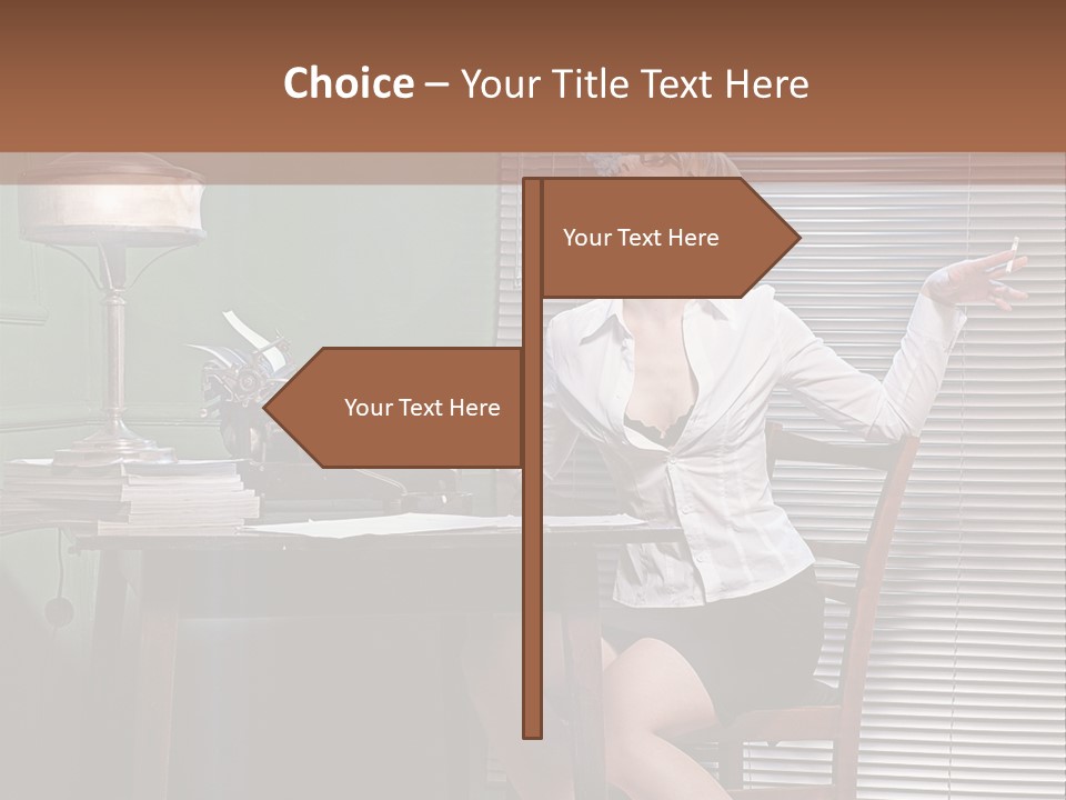 Young Beautiful Press PowerPoint Template