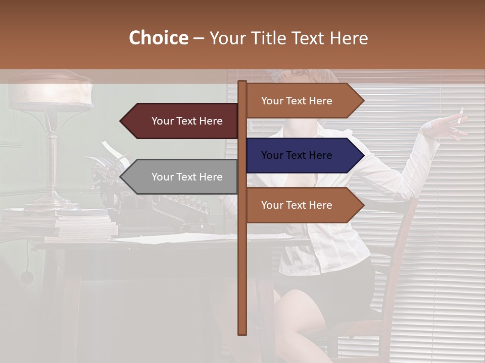 Young Beautiful Press PowerPoint Template