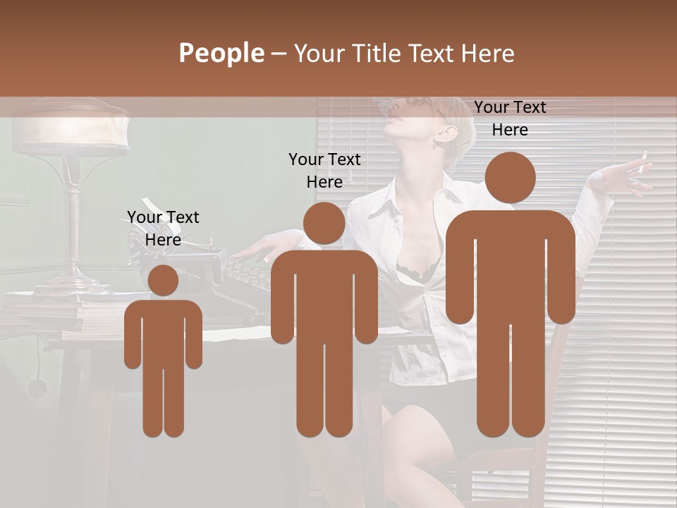 Young Beautiful Press PowerPoint Template