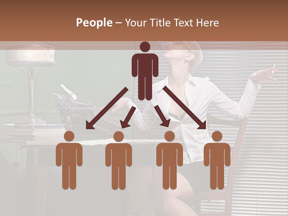 Young Beautiful Press PowerPoint Template