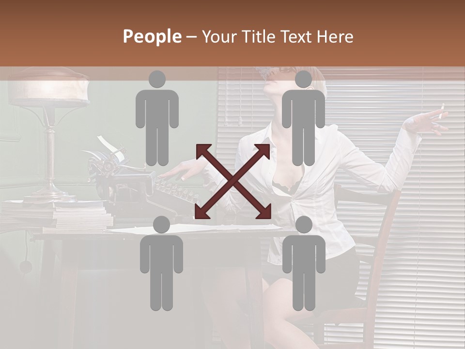 Young Beautiful Press PowerPoint Template