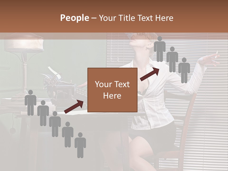 Young Beautiful Press PowerPoint Template