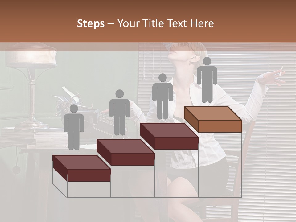 Young Beautiful Press PowerPoint Template