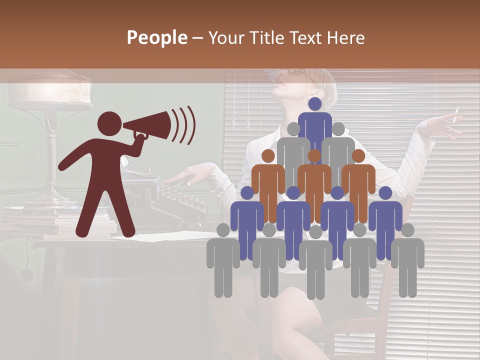 Young Beautiful Press PowerPoint Template