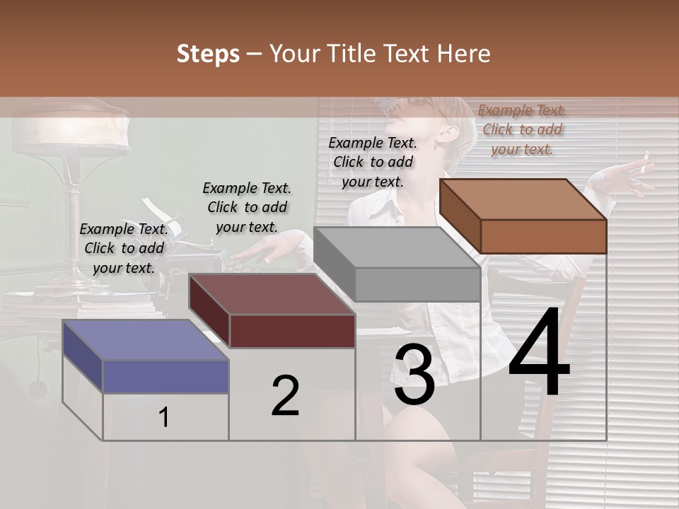 Young Beautiful Press PowerPoint Template