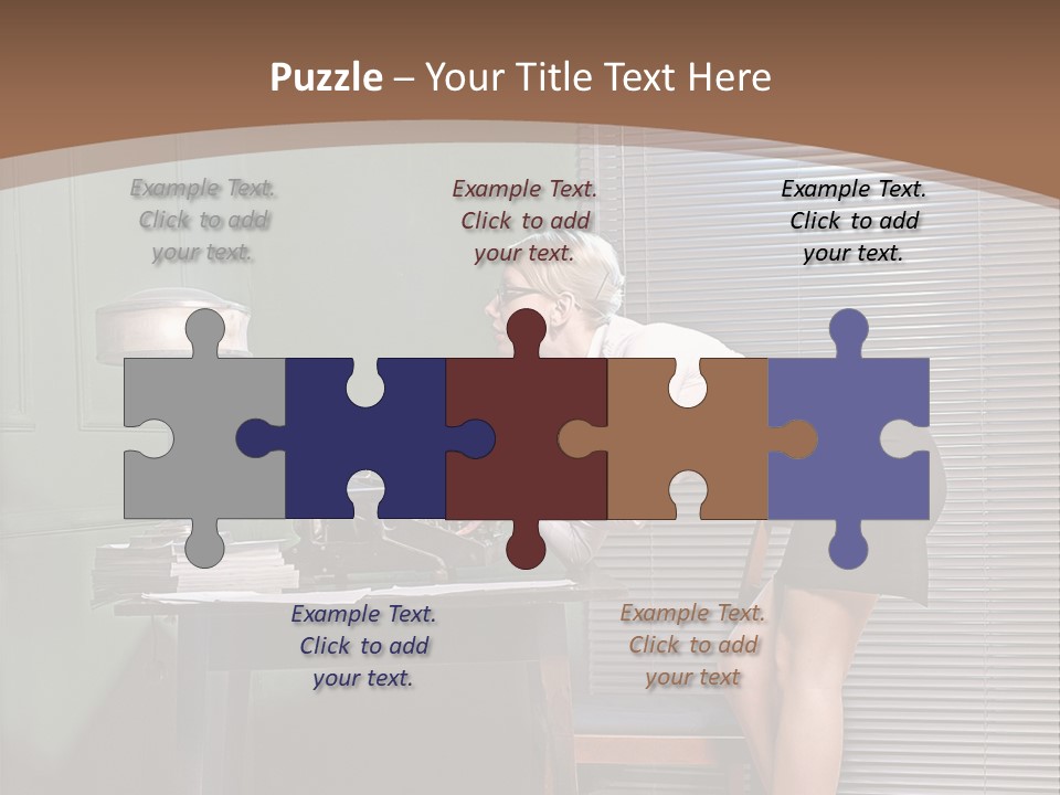 Typing Career  PowerPoint Template