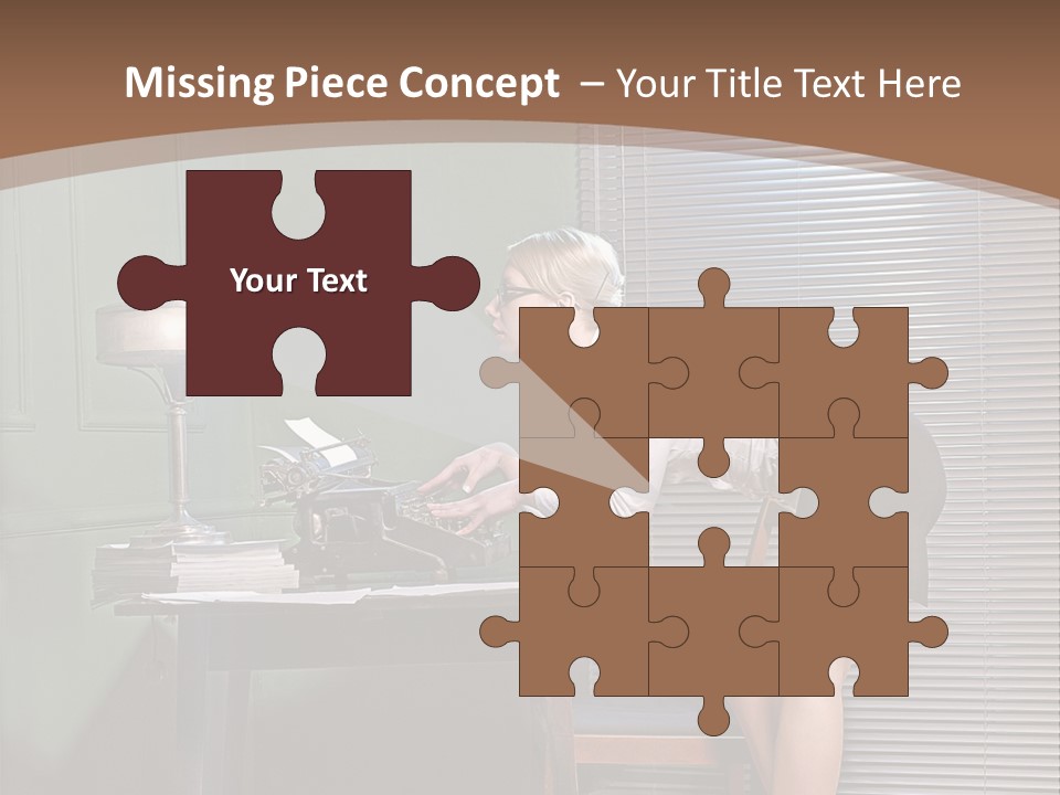 Typing Career  PowerPoint Template