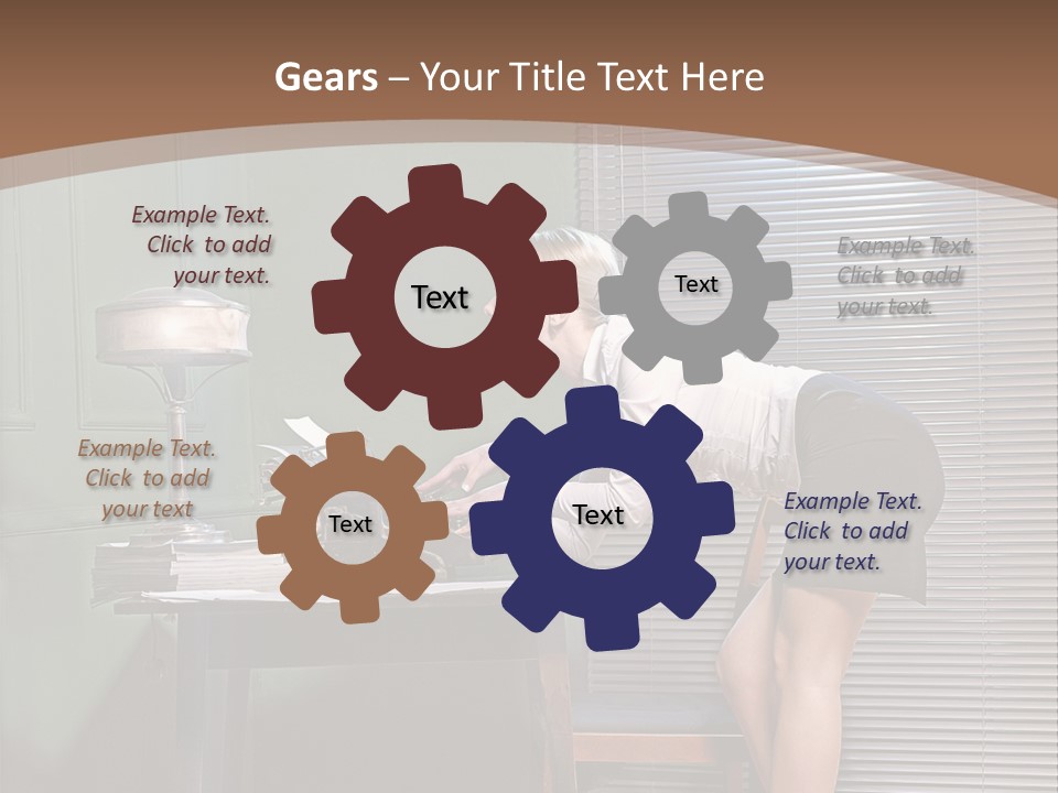 Typing Career  PowerPoint Template