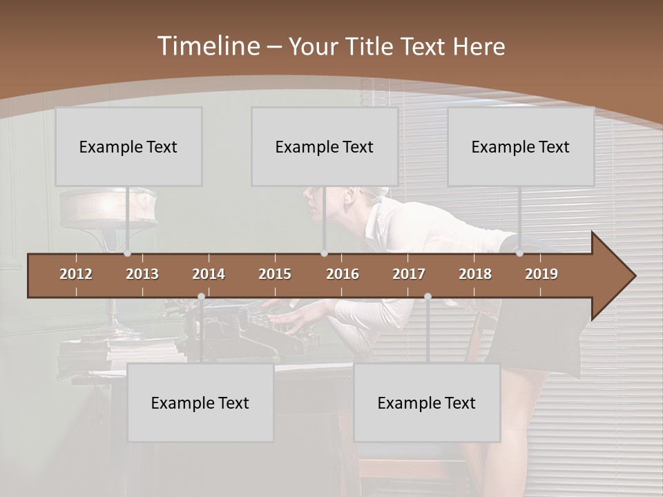 Typing Career  PowerPoint Template