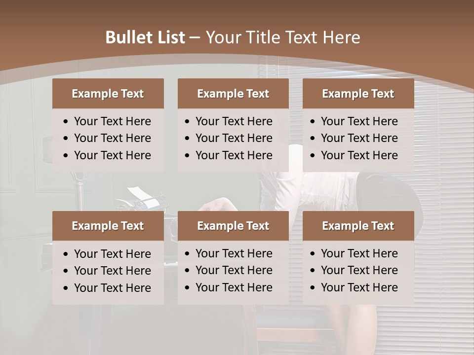 Typing Career  PowerPoint Template
