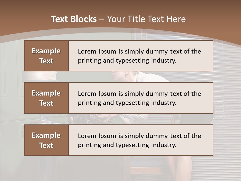 Typing Career  PowerPoint Template