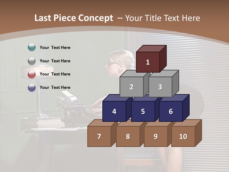 Typing Career  PowerPoint Template