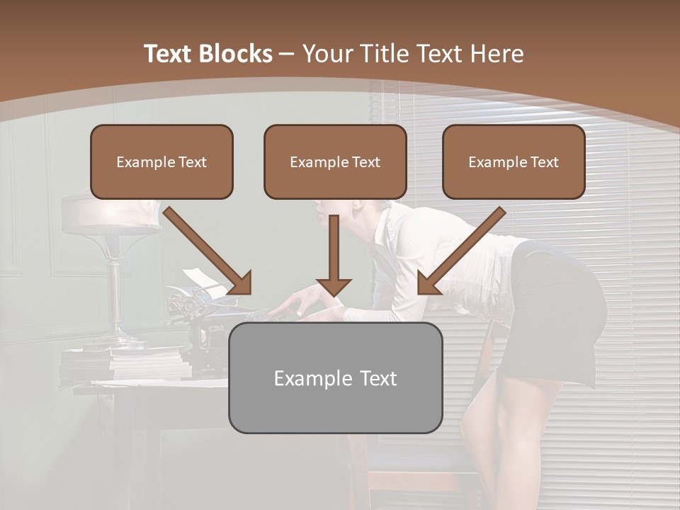 Typing Career  PowerPoint Template