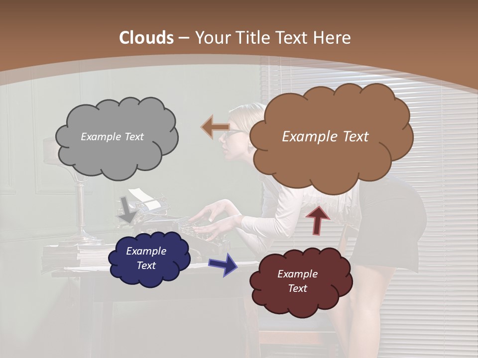 Typing Career  PowerPoint Template