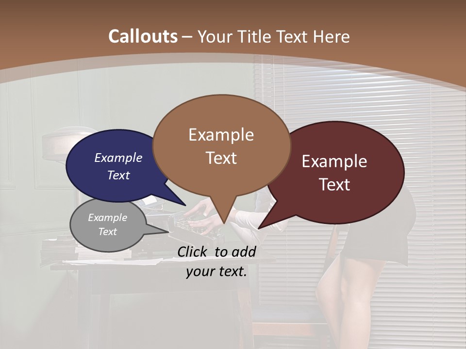 Typing Career  PowerPoint Template