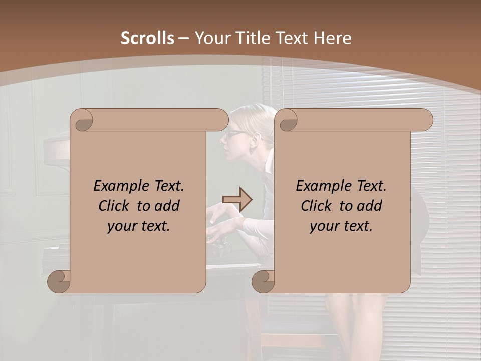 Typing Career  PowerPoint Template