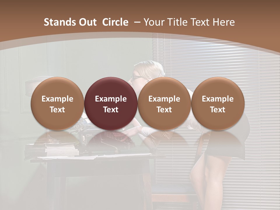Typing Career  PowerPoint Template