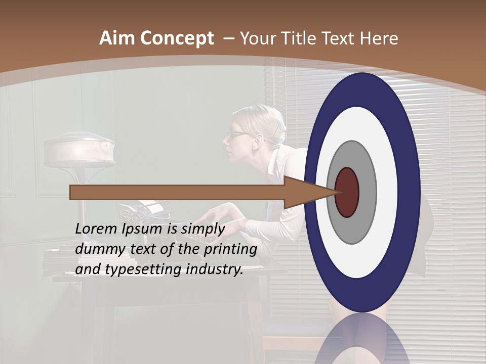 Typing Career  PowerPoint Template