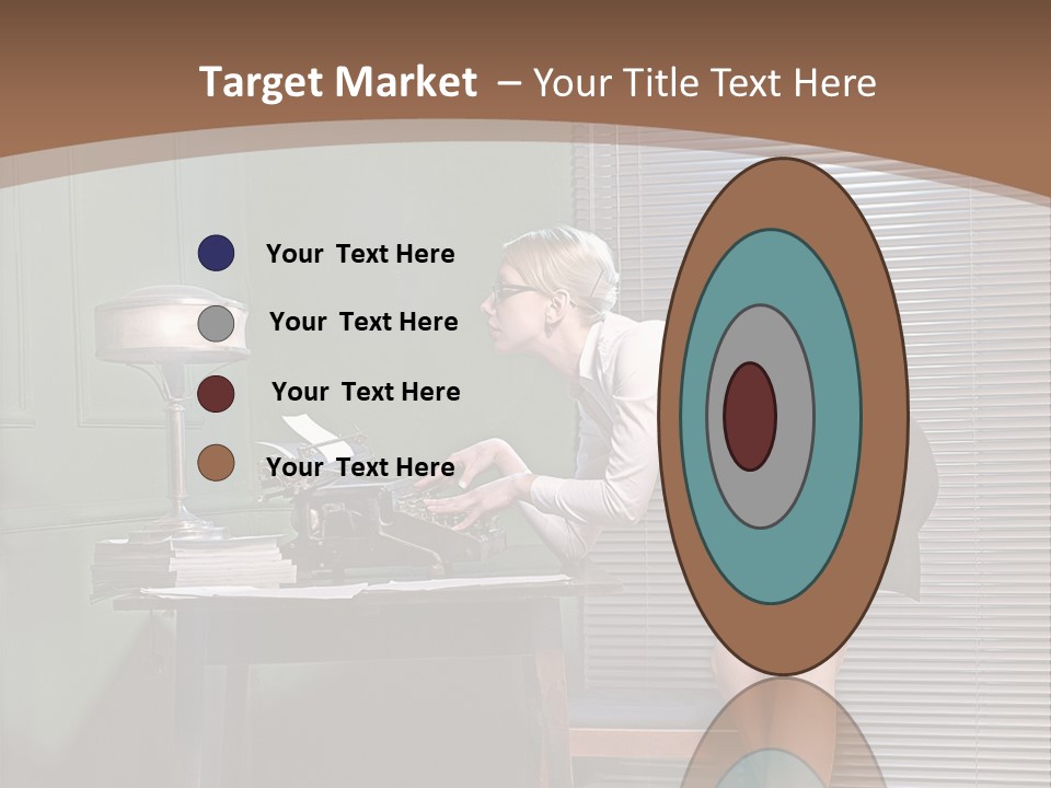 Typing Career  PowerPoint Template