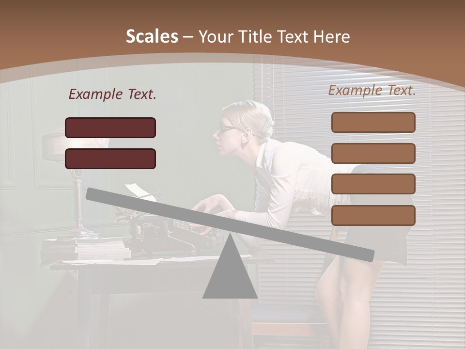 Typing Career  PowerPoint Template