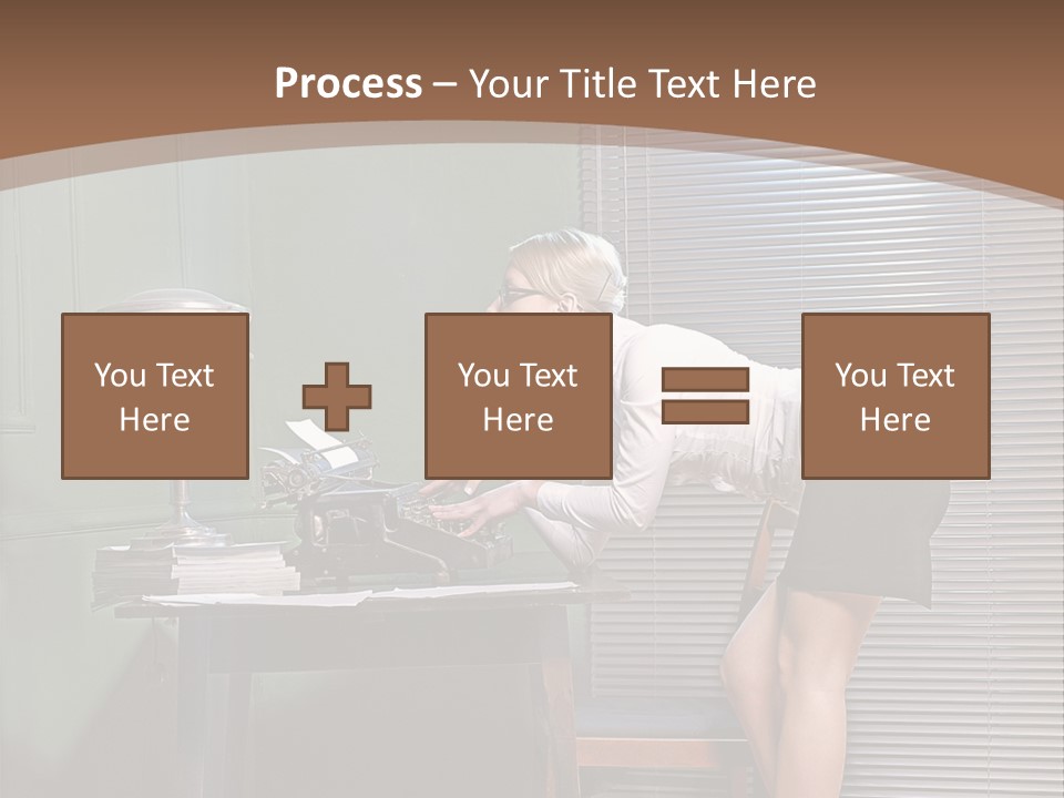 Typing Career  PowerPoint Template