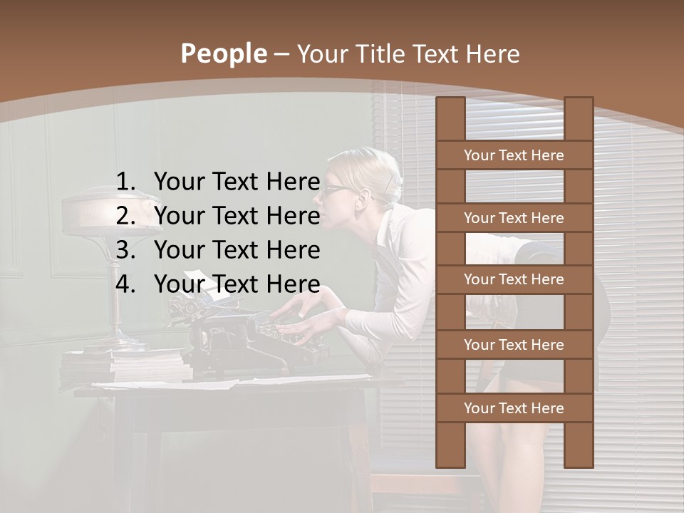 Typing Career  PowerPoint Template