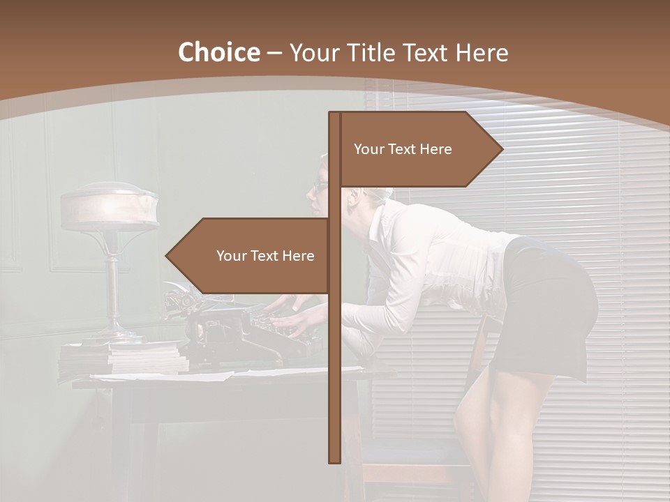 Typing Career  PowerPoint Template