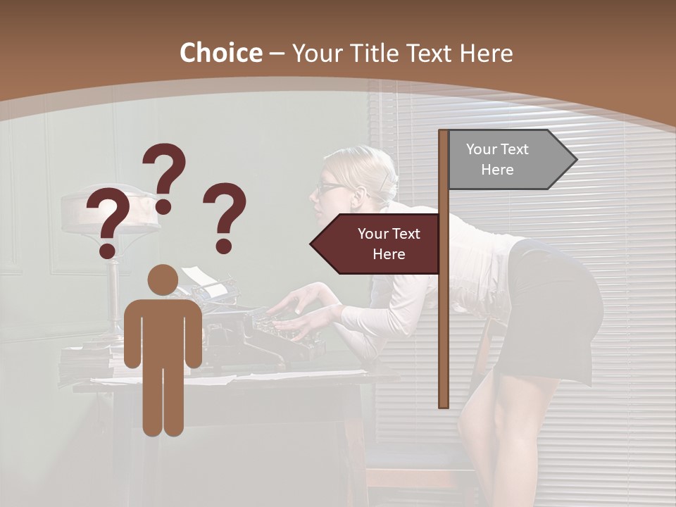 Typing Career  PowerPoint Template