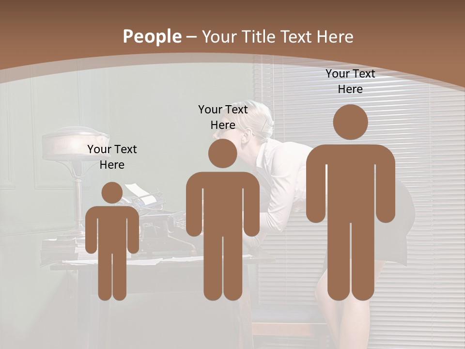 Typing Career  PowerPoint Template