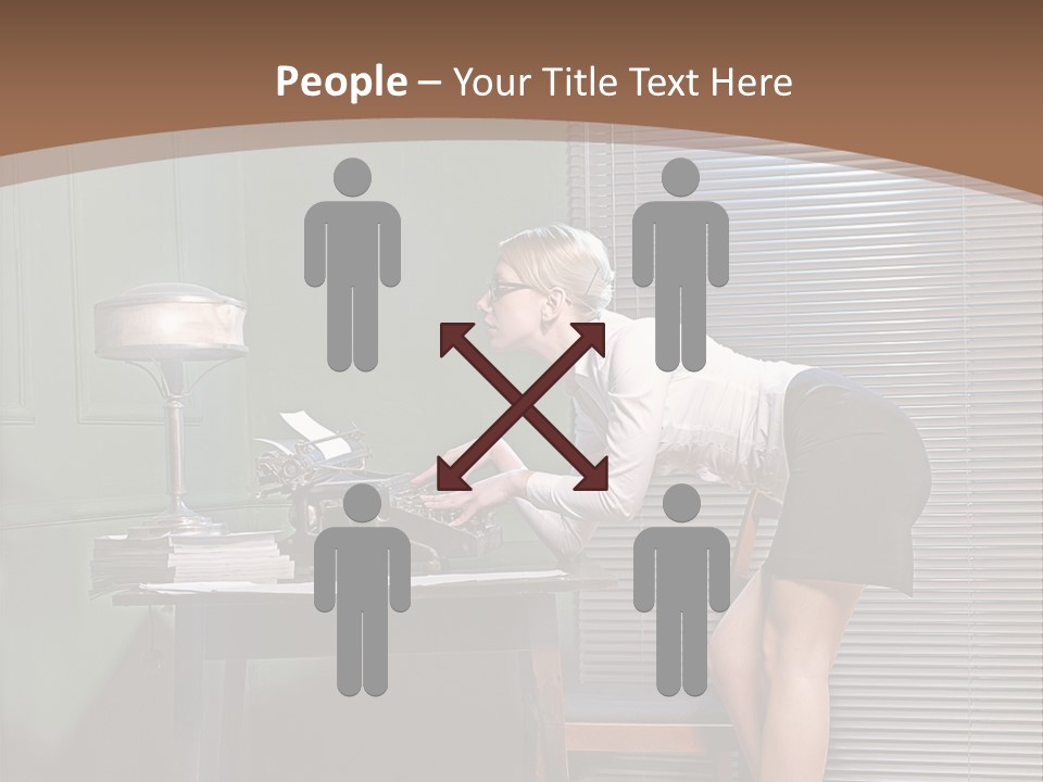 Typing Career  PowerPoint Template