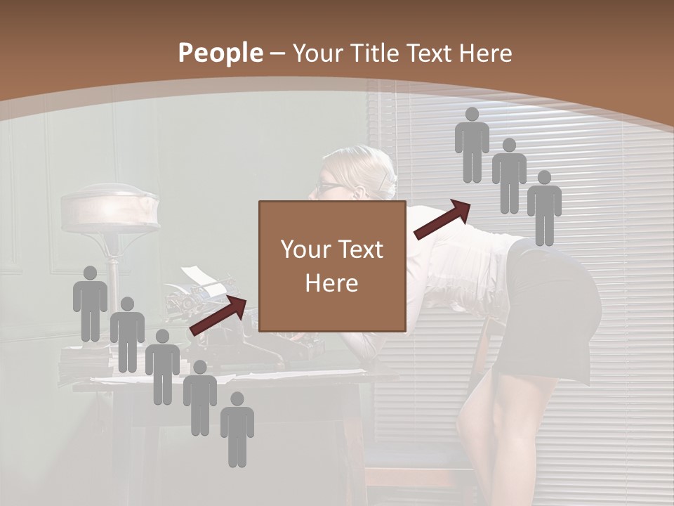Typing Career  PowerPoint Template