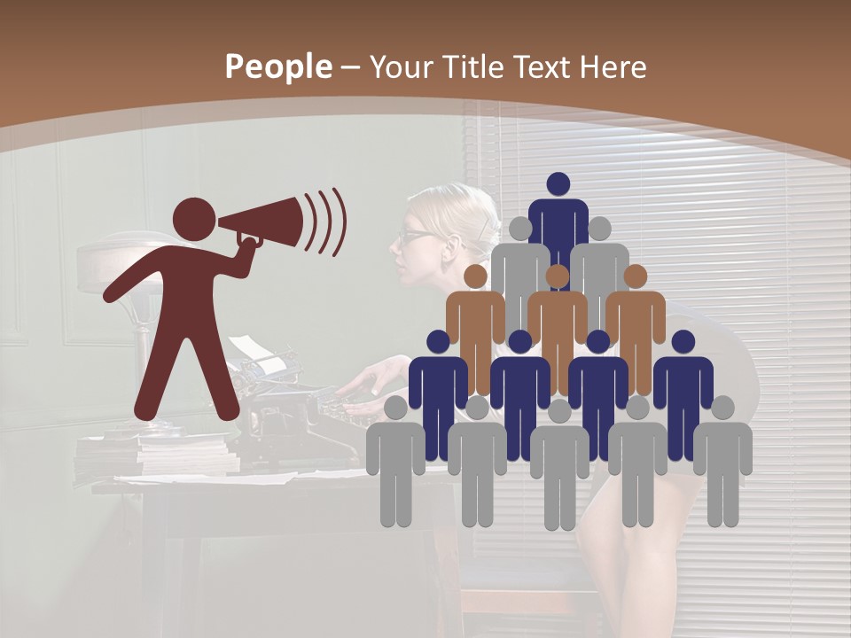 Typing Career  PowerPoint Template