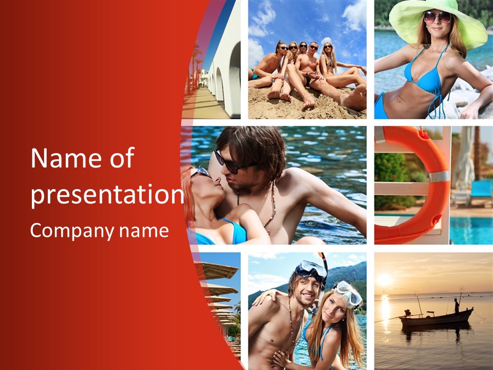 Lifestyle Summer Life PowerPoint Template