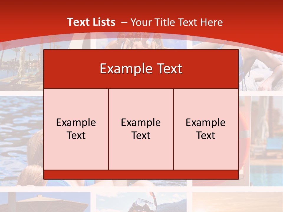 Lifestyle Summer Life PowerPoint Template