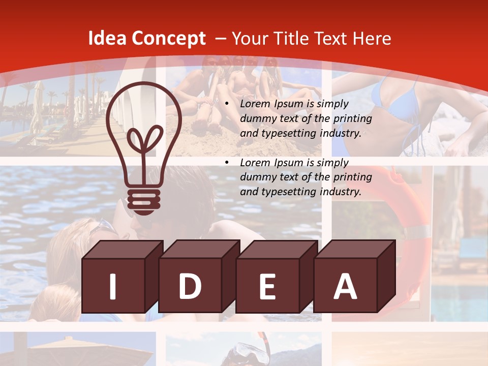 Lifestyle Summer Life PowerPoint Template