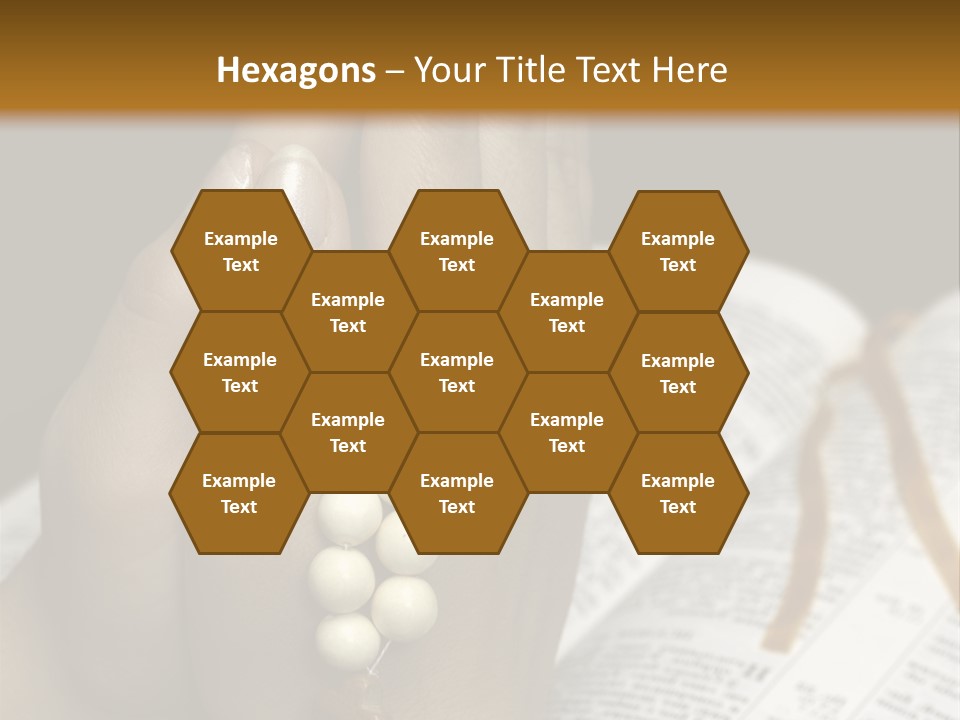 Brown Book God PowerPoint Template