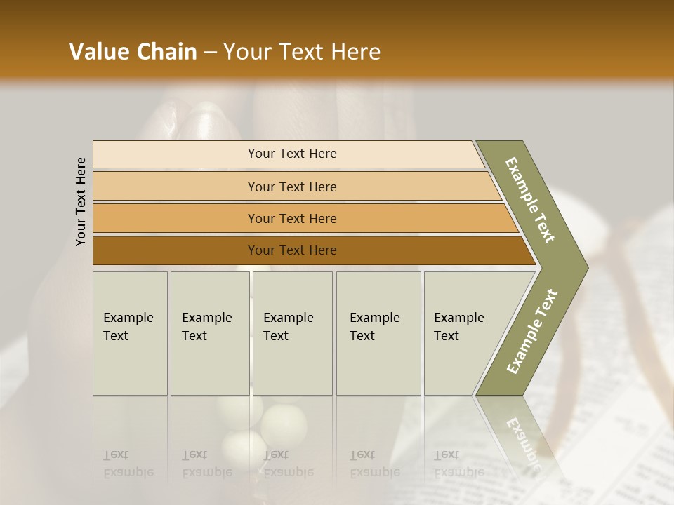 Brown Book God PowerPoint Template