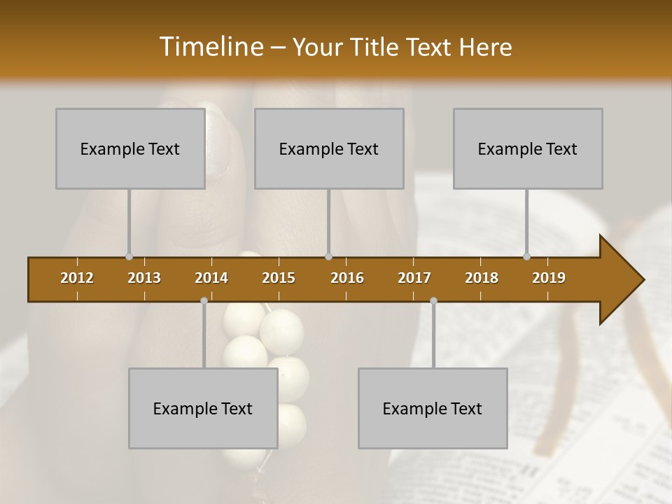 Brown Book God PowerPoint Template