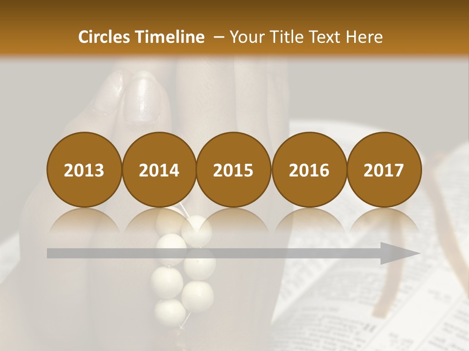 Brown Book God PowerPoint Template