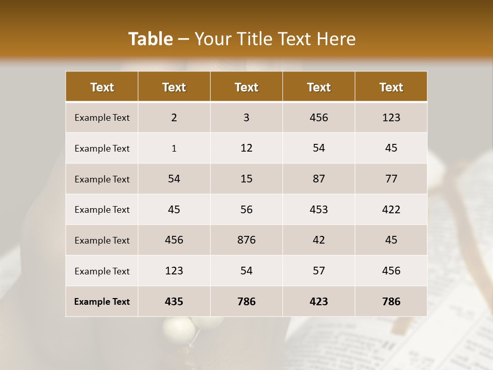 Brown Book God PowerPoint Template