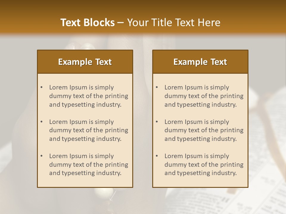 Brown Book God PowerPoint Template