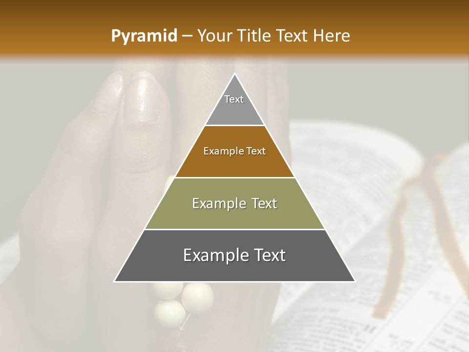 Brown Book God PowerPoint Template