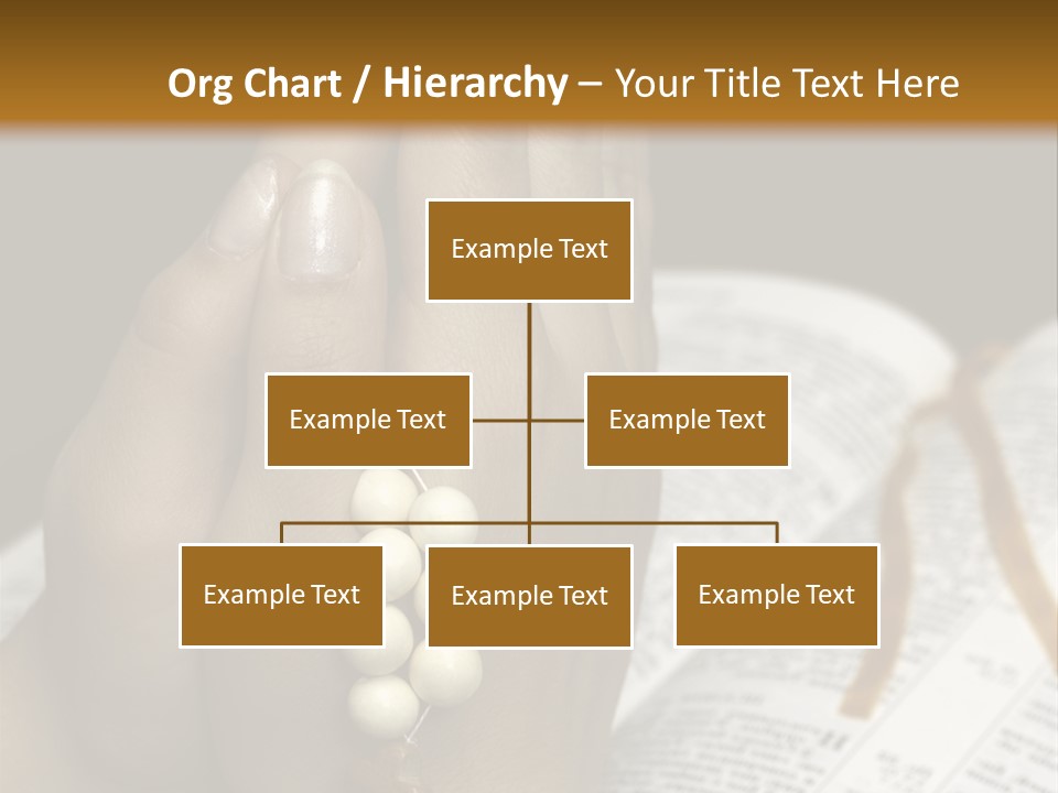 Brown Book God PowerPoint Template