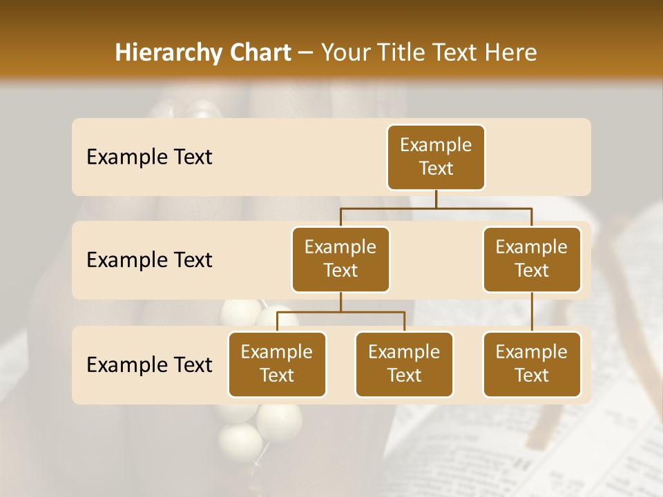 Brown Book God PowerPoint Template