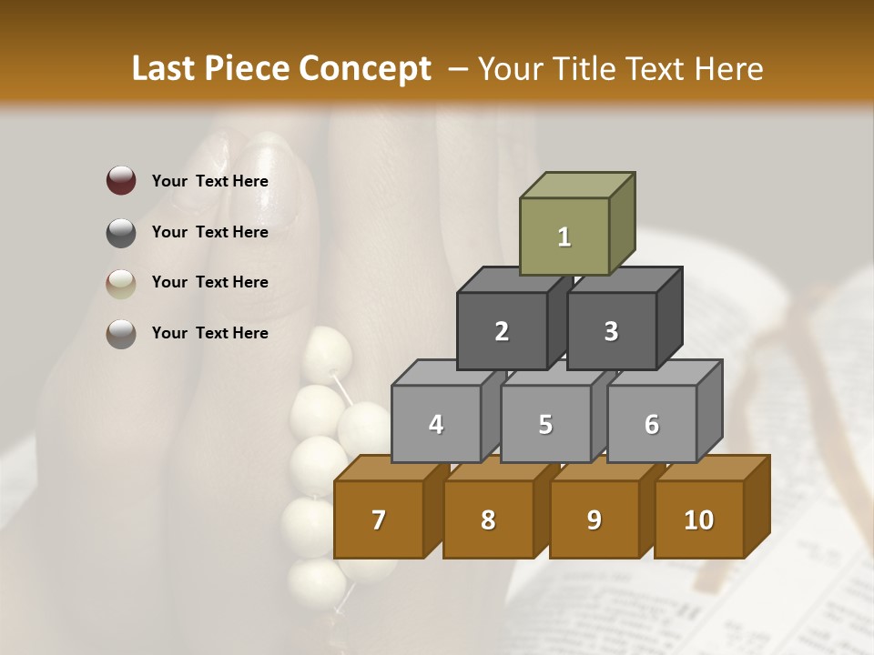 Brown Book God PowerPoint Template