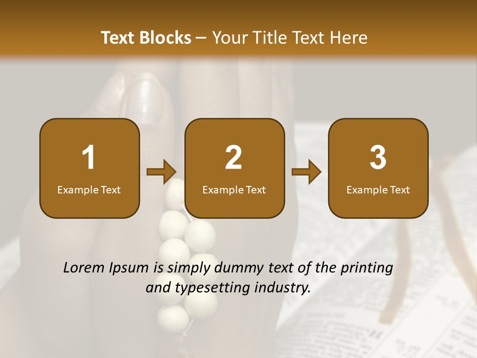 Brown Book God PowerPoint Template